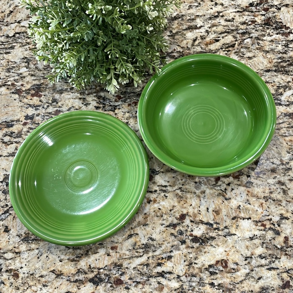Fiesta Ware Homer Laughlin Set of Two Bowl Dessert plate